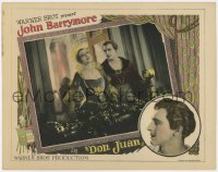 2m302 DON JUAN LC 1926 John Barrymore as the famous lover with Estelle Taylor & c/u, ultra rare!