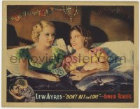 2m303 DON'T BET ON LOVE LC 1933 young Ginger Rogers pays off smiling gold digger in bed with her!