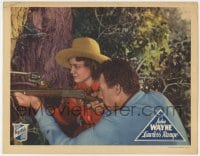 2m337 LAWLESS RANGE LC 1935 cool c/u of John Wayne & Sheila Bromley both aiming guns, ultra rare!