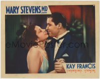 2m343 MARY STEVENS M.D. LC 1933 c/u of sexy doctor Kay Francis dancing with Lyle Talbot, very rare!