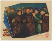 2m357 OTHER MEN'S WOMEN LC 1931 Grant Withers held back by young James Cagney & men during storm!