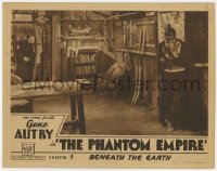 2m361 PHANTOM EMPIRE chapter 5 LC 1935 Gene Autry ambushing wacky space man in this sci-fi serial!