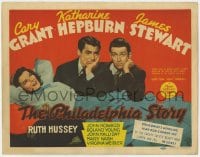 2m259 PHILADELPHIA STORY TC 1940 Katharine Hepburn, Cary Grant & James Stewart classic, very rare!