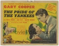 2m260 PRIDE OF THE YANKEES TC 1942 Gary Cooper as baseball legend Lou Gehrig, Teresa Wright!