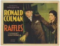 2m261 RAFFLES TC 1930 master jewel thief Ronald Colman robs safe with Kay Francis, ultra rare!