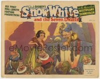 2m375 SNOW WHITE & THE SEVEN DWARFS LC 1937 they're all celebrating Christmas eve in their cottage!