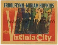 2m391 VIRGINIA CITY LC 1940 Humphrey Bogart & his men hold Moroni Olsen at gunpoint, Michael Curtiz!