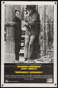 2m216 MIDNIGHT COWBOY 1sh 1969 Dustin Hoffman, Jon Voight, John Schlesinger classic, X-rated!