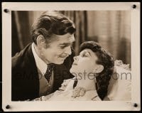 2m120 GONE WITH THE WIND 11.75x15 still 1939 best c/u of Clark Gable about to kiss Vivien Leigh!