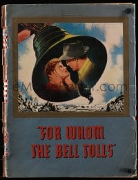 2m081 FOR WHOM THE BELL TOLLS pressbook 1943 Gary Cooper & Ingrid Bergman, Ernest Hemingway, rare!