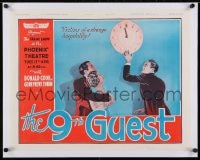 2m073 9TH GUEST English trade ad 1934 Genevieve Tobin & Cook are victims of a strange hospitality!