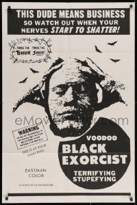 2m230 VOODOO BLACK EXORCIST 1sh 1973 Tanyeka Stadler, Ricardo Rodriquez, terrifying, stupefying!