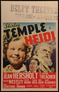 2m128 HEIDI WC 1937 Shirley Temple & grandpa Jean Hersholt, from Johanna Spyri story, ultra rare!