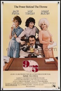2p004 9 TO 5 1sh 1980 Dolly Parton, Jane Fonda & Lily Tomlin w/tied up Dabney Coleman!