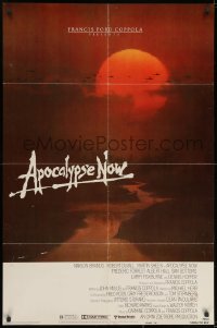 2p052 APOCALYPSE NOW advance 1sh 1979 Francis Ford Coppola, classic Bob Peak artwork!
