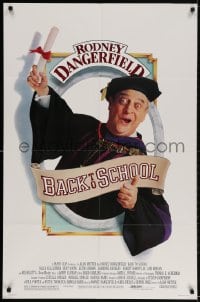 2p062 BACK TO SCHOOL 1sh 1986 Rodney Dangerfield goes to college with his son, great image!