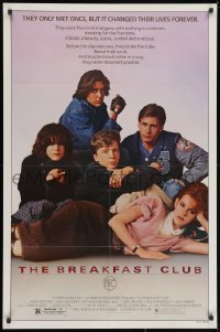 2p122 BREAKFAST CLUB 1sh 1985 John Hughes, Estevez, Molly Ringwald, Judd Nelson, classic!