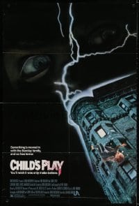 2p163 CHILD'S PLAY 1sh 1988 something's moved in, you'll wish it was only make-believe!