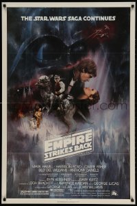 2p253 EMPIRE STRIKES BACK NSS style 1sh 1980 classic Gone With The Wind style art by Roger Kastel!