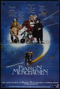 2p017 ADVENTURES OF BARON MUNCHAUSEN teaser English 1sh 1989 directed by Terry Gilliam, Neville!