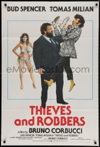 2p154 CAT & DOG English 1sh 1983 Bruno Corbucci's Cane e gatto, Bud Spencer, Thieves and Robbers!