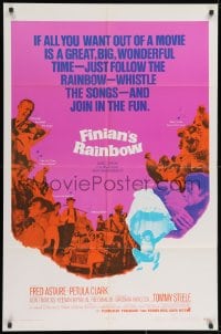 2p286 FINIAN'S RAINBOW 1sh 1968 Fred Astaire, Petula Clark, directed by Francis Ford Coppola!