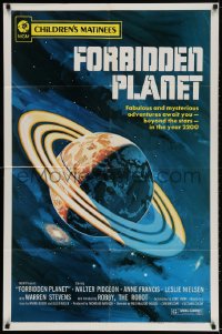 2p302 FORBIDDEN PLANET 1sh R1972 fabulous and mysterious adventures await you in the year 2200!