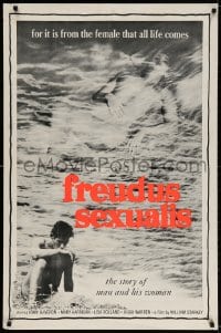 2p314 FREUDUS SEXUALIS 1sh 1965 a different kind of American film, Man and His Woman!