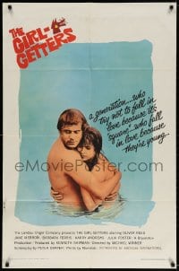 2p340 GIRL-GETTERS 1sh 1965 Oliver Reed, it's an adult film for teenagers and vice versa!