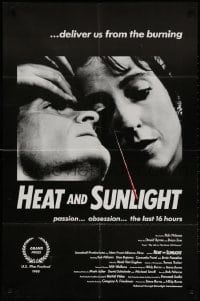 2p393 HEAT & SUNLIGHT 1sh 1987 star and director Rob Nilsson, deliver us from the burning!