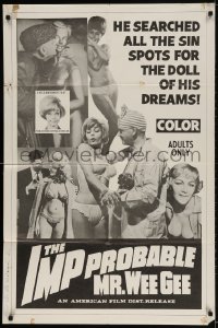 2p450 IMPPROBABLE MR. WEE GEE 1sh 1966 he searched all the sin spots for the doll of his dreams!