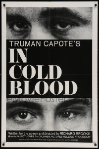 2p451 IN COLD BLOOD 1sh 1968 Richard Brooks directed, Robert Blake, Scott Wilson, Truman Capote!