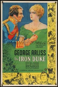 2p468 IRON DUKE style B 1sh 1935 George Arliss as The Duke of Wellington, Napoleon's master!