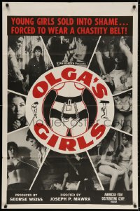 2p642 OLGA'S GIRLS 1sh 1964 young girls sold into shame & forced to wear a chastity belt!