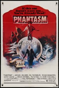 2p670 PHANTASM 1sh 1979 if this one doesn't scare you, you're already dead, cool art by Joe Smith!