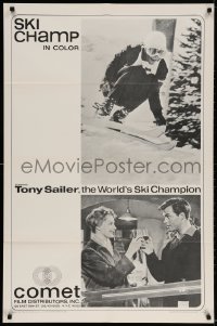 2p798 SKI CHAMP 1sh 1966 Toni Sailer, world's ski champion, please help identify!