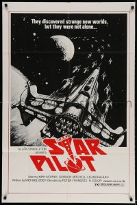 2p830 STAR PILOT 1sh 1977 2+5 Pietro Francisci's Missione Hydra, wonderful sci-fi art!