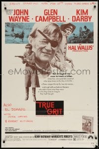 2p916 TRUE GRIT 1sh 1969 John Wayne as Rooster Cogburn, Kim Darby, Glen Campbell