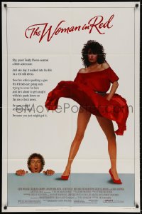 2p979 WOMAN IN RED 1sh 1984 Gene Wilder, sexy Kelly Le Brock with blowing skirt, Charles Grodin!