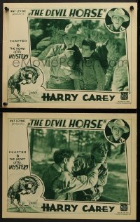2r873 DEVIL HORSE 2 chapter 6 LCs 1932 Harry Carey & Darro, serial, The Heart of the Mystery!