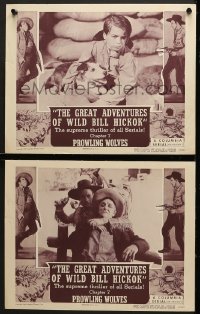 2r896 GREAT ADVENTURES OF WILD BILL HICKOK 2 chapter 7 LCs R1949 Elliott & Darro, Prowling Wolves!