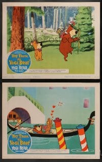 2r900 HEY THERE IT'S YOGI BEAR 2 LCs 1964 Hanna-Barbera, Yogi's first full-length feature!