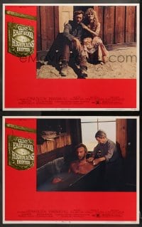 2r902 HIGH PLAINS DRIFTER 2 LCs 1973 cowboy Clint Eastwood, Marianna Hill, Verna Bloom, western!