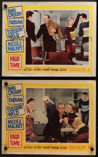 2r903 HIGH TIME 2 LCs 1960 directed by Blake Edwards, great images of Fabian & Bing Crosby!