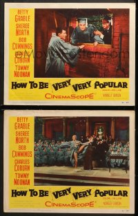2r904 HOW TO BE VERY, VERY POPULAR 2 LCs 1955 all with gorgeous Betty Grable + Cummings!