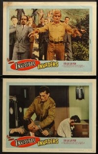 2r909 INVISIBLE INVADERS 2 LCs 1959 an unearthly enemy defying modern science in a war to the death
