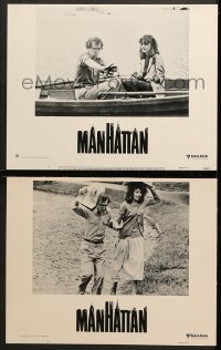 2r932 MANHATTAN 2 LCs 1979 great images of Woody Allen & Diane Keaton!
