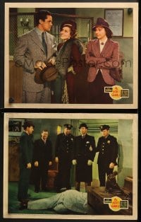 2r937 MR. MOTO'S GAMBLE 2 LCs 1938 Asian detective Peter Lorre, Regan, Lynn Bari and cops!