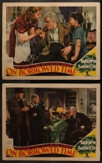 2r942 ON BORROWED TIME 2 LCs 1939 Lionel Barrymore makes a deal with Death to save his grandson!