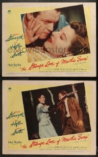 2r980 STRANGE LOVE OF MARTHA IVERS 2 LCs 1946 great images of Barbara Stanwyck with Van Heflin!